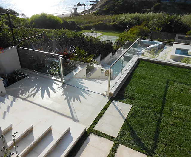 Tempered Glass Deck Railing near Mission Viejo, CA